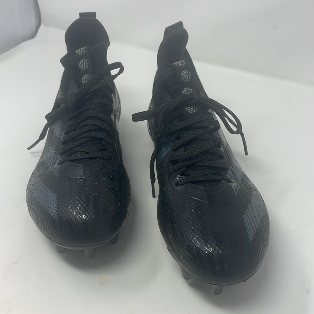 Adidas Adizero Black Lace Up Athletic Cleats Sneakers Mens Size 7.5
